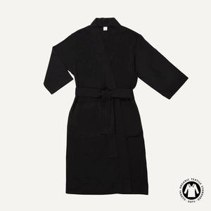 Organic Cotton Essential Robe in Graphite