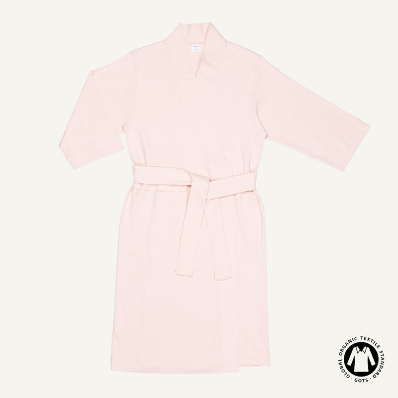Organic Cotton Essential Robe in Quartz
