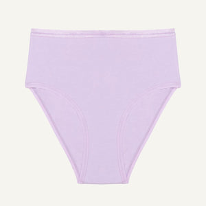 Organic Cotton High-Rise Brief in Petal