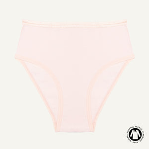 Organic Cotton High-Rise Brief in Quartz