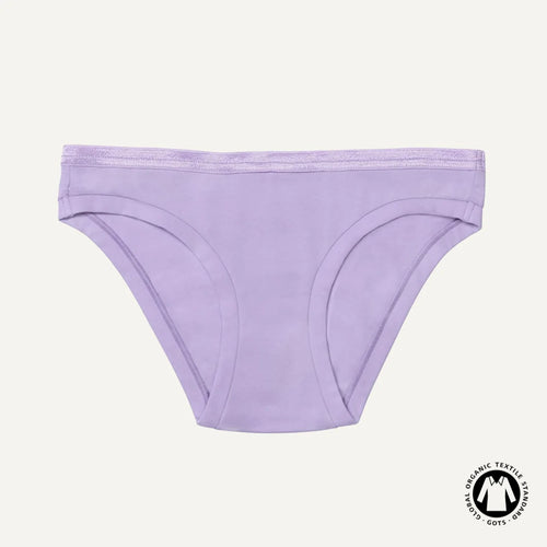 Organic Cotton Low-Rise Bikini in Petal