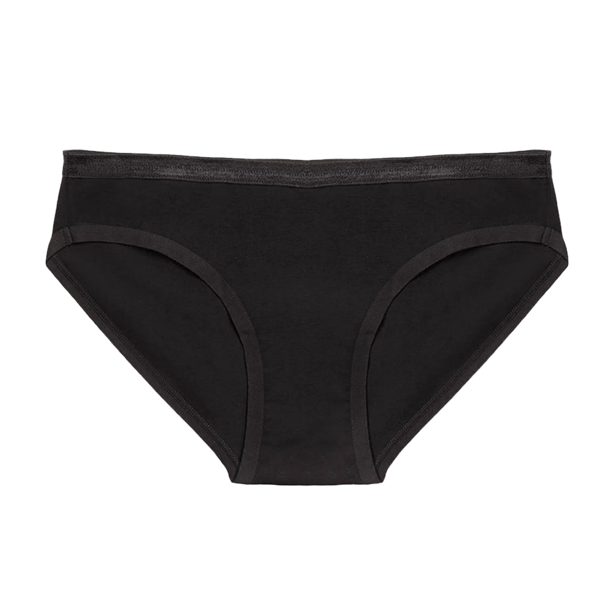 Organic Cotton Low-Rise Brief in Carbon