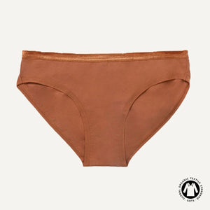 Organic Cotton Low-Rise Brief in Spice
