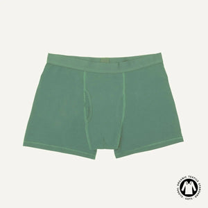 Organic Cotton Men's Boxer Brief in Willow