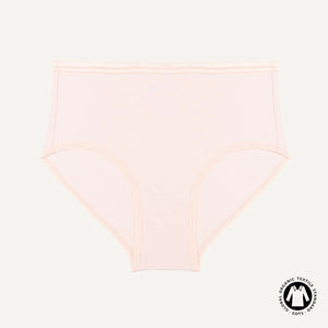 Organic Cotton Mid-Rise Brief in Quartz