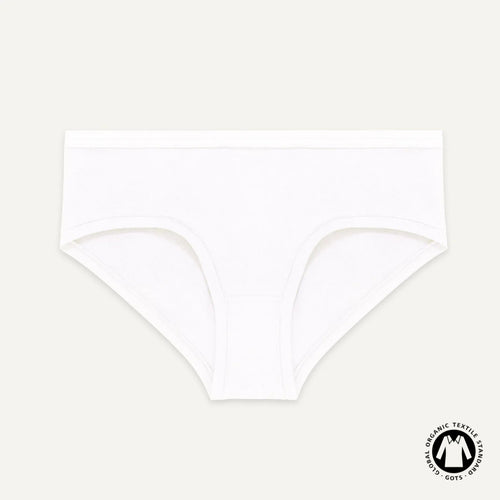Organic Cotton Mid-Rise Hipster in Cloud Nine