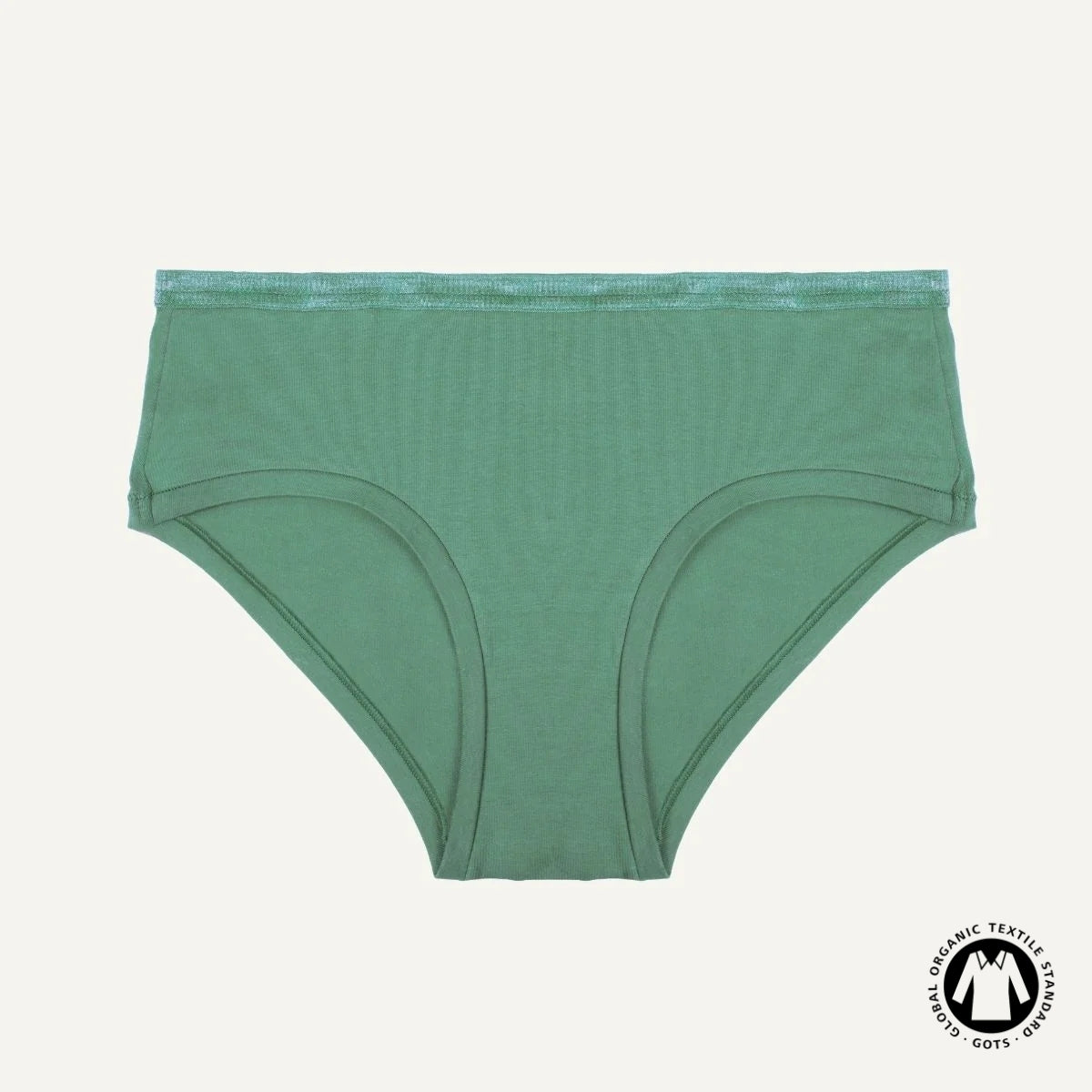 Organic Cotton Mid-Rise Hipster in Willow