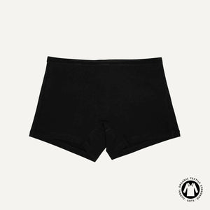 Organic Cotton Mid-Rise Shortie in Carbon