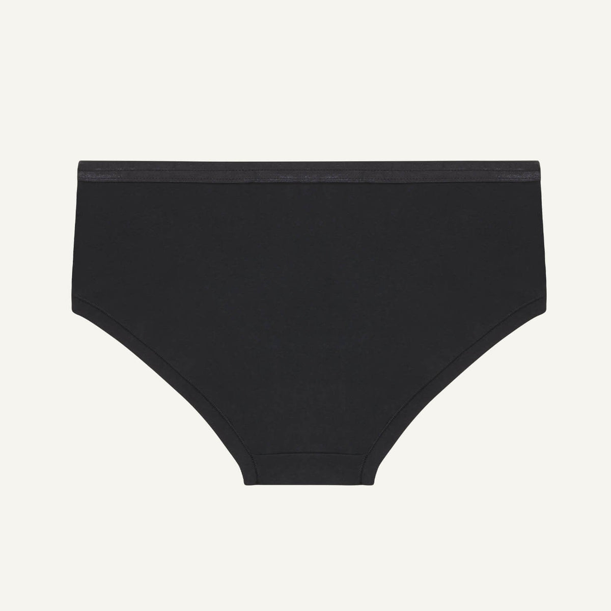 Organic Cotton Mid-Rise Hipster in Carbon