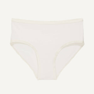 Organic Cotton Mid-Rise Brief in Cloud Nine