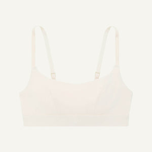 Organic Cotton Tank Bralette in Cloud Nine